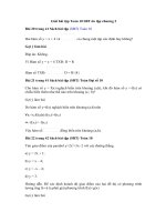 Tải Giải bài tập Toán 10 SBT ôn tập chương 2 - Hàm số bậc nhất và bậc hai