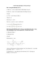 Tải Giải bài tập Toán 11 ôn tập chương 1: Hàm số lượng giác và phương trình lượng giác - Giải bài tập môn Toán lớp 11