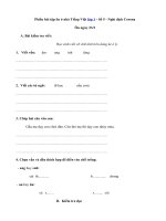 Tải Phiếu bài tập ôn ở nhà Tiếng Việt lớp 1 - Số 5 - Nghỉ dịch Corona (Ngày 23 - 02) - Đề ôn tập môn Tiếng Việt lớp 1