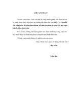 Cải cách thủ tục hành chính theo mô hình một cửa liên thông tại ủy ban nhân dân huyện bố trạch, tỉnh quảng bình 