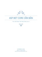 ASP.NET CORE CĂN BẢN