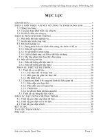 Đồ án tốt nghiệp Công nghệ thông tin Chương trình nhập xuất hàng hóa tại công ty TNHH Song Anh