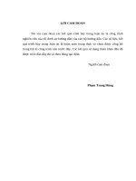 luận án tiến sĩ nâng cao chất lượng phát hiện các vật thể nhỏ trên mặt biển sử dụng ra đa phân cực 