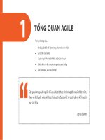 TỔNG QUAN AGILE.PHÁT TRIỂN SẢN PHẨM VÀ QUẢN TRỊ DỰ ÁN PHẦN MÊM.