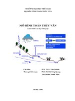 Mô hình toán thuỷ văn 