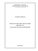Tài liệu tập huấn môn ngữ văn Chương trình giáo dục phổ thông 2018 » Tài liệu miễn phí cho Giáo viên, học sinh.