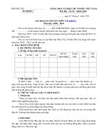 Tải Mẫu sổ kế hoạch khối 1 năm học 2020 - 2021 - Kế hoạch chuyên môn khối 1