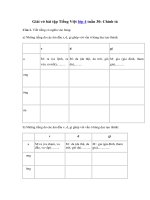 Tải Giải vở bài tập Tiếng Việt lớp 4 tuần 30: Chính tả - Giải sách bài tập Tiếng Việt 4 tuần 30