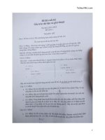 Đề thi hết môn học kỳ I năm học 2017-2018 môn Cấu trúc dữ liệu và giải thuật (Đề số 1) - ĐH Công nghệ