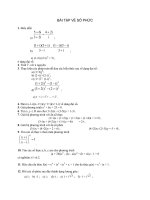 Đề và giải bài tập đại số tuyến tính  