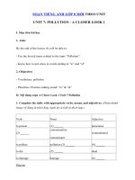 Tải Tiếng Anh 8 Unit 7: A Closer Look 1 - Soạn Tiếng Anh lớp 8 Unit 7: Pollution trang 8 - 9