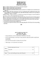 Đề thi học kì 1 môn Vật lý lớp 10 năm 2020 - 2021 THPT Lương Văn Can có lời giải hay | Vật Lý, Lớp 10 - Ôn Luyện