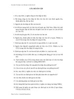 ĐỀ CƯƠNG ÔN TẬP HỌC PHẦN: THU THẬP VÀ XÁC ĐỊNH GIÁ TRỊ TÀI LIỆU LƯU TRỮ