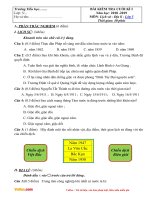 Tải về Đề thi học kì 1 môn Lịch sử - Địa lý lớp 5 năm 2018 - 2019 -