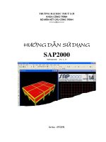 Hướng dẫn sử dụng SAP2000 (version 14 1 0) 