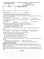 HKI GDCD 9 (16-17) - Trường THCS Nguyễn Du