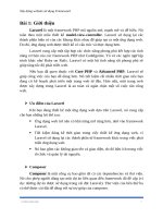 Giáo trình xây dựng web sử dụng framework