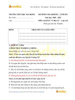 Tải về Đề thi học kì 1 lớp 5 môn Lịch sử và Địa lý trường Tiểu học Mai