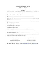 Tải Mẫu 03-ĐT: Biên bản ghi nhận ý kiến của người khởi kiện về việc lựa chọn đối thoại, lựa chọn Hòa giải viên - HoaTieu.vn