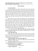 Skkn một số biện pháp tiếp tục chỉ đạo hoạt động dạy học theo định hướng phát triển năng lực ở trường tiểu học 