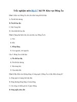 Tải Trắc nghiệm Địa lí 7 bài 59 - Khu vực Đông Âu