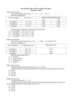 Bài tập Hóa Đại Cương Vô Cơ