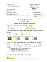 Tải về Đề thi học kì 1 lớp 4 môn Tin học năm 2019 - 2020 - Tìm đáp án,