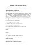 Tải Biện pháp rèn nề nếp cho học sinh lớp 1 - 9 kinh nghiệm rèn nề nếp cho học sinh lớp 1 hiệu quả