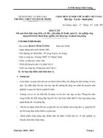 Sáng kiến kinh nghiệm, SKKN - ỨNG DỤNG PHẦN MỀM VIOLET TRONG VIỆC THIẾT KẾ HOẠT ĐỘNG KHỞI ĐỘNG CHƯƠNG “CHẤT RẮN VÀ CHẤT LỎNG SỰ CHUYỂN THỂ” – VẬT LÝ 10