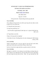 Tải Đề thi vào lớp 10 môn Văn Chuyên 2019 tỉnh Bình Dương - Đề thi chuyên Văn vào lớp 10 năm 2019