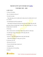 Tải về Đề cương ôn tập học kì 1 lớp 4 năm 2020 - 2021 đầy đủ các môn -