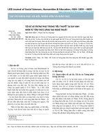 Tội ác và trừng phạt trong tiểu thuyết Tạ Duy Anh nhìn từ tâm thức sáng tạo nghệ thuật