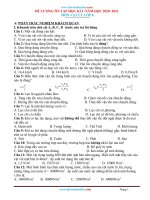 Đề cương ôn tập vật lí 8 HK1 có đáp án và lời giải năm 2020 2021 