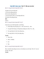 Tải Giải SBT Vật lý 7 bài 11: Độ cao của âm - Giải bài tập môn Vật lý lớp 7