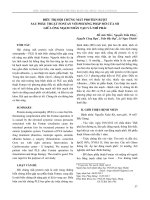 Điều trị hội chứng mất protein ruột sau phẫu thuật Fontan với phương pháp mở cửa sổ giữa ống mạch nhân tạo và nhĩ phải