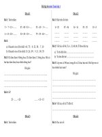 Tải Bộ đề ôn tập hè lớp 1 lên lớp 2 - Bài tập ôn hè lớp 1 môn Toán, Tiếng Việt (Có đáp án)