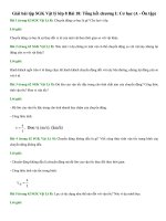 Tải Giải bài tập SGK Vật lý lớp 8 Bài 18: Tổng kết chương I: Cơ học (A - Ôn tập) - Để học tốt môn Vật lý lớp 8