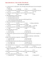 Bài tập ở nhà phòng chống dịch bệnh môn Hóa học lớp 9