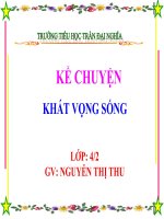 Bài giảng powerpoint Kể chuyện lớp 4 - Khát vọng sống » Tài liệu miễn phí cho Giáo viên, học sinh.