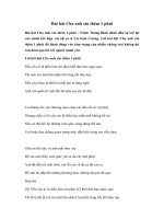 Tải Lời bài hát Cho anh xin thêm 1 phút - Trịnh Thăng Bình - Lyric Cho anh xin thêm 1 phút