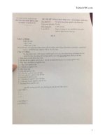 Đề thi hết môn học kỳ I năm học 2019-2020 môn Các phương pháp nghiên cứu khoa học (Đề số 1) - ĐH Khoa học Xã hội và Nhân văn Hà Nội