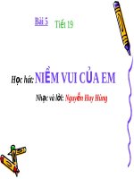 Bài giảng Âm nhạc 6 bài 5 Học hát Niềm vui của em | Lớp 6, Âm nhạc - Ôn Luyện