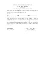 Mẫu đơn xin cấp chính sách nội trú » Tài liệu miễn phí cho Giáo viên, học sinh.