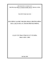 HẦU ĐỒNG TẠI PHỦ THƯỢNG ĐOẠN, PHƯỜNG ĐÔNG