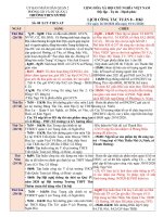 lịch công tác tuần 8 26102020 đến 01112020  thcs an phú  quận 2