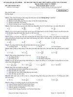 Đề thi thử THPTQG 2018 môn Lý - Sở GD&ĐT Quảng Bình lần 1 có đáp án