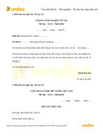 Mẫu đơn xin nghỉ việc viết tay