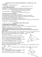 HUONG DAN ON TAP CHUONG II HINH 11 NĂM 2012-2013 (1) | Toán học, Lớp 11 - Ôn Luyện