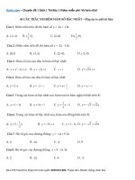 40 CÂU TRẮC NGHIỆM HÀM SỐ BẬC NHẤT – Đáp án đầy đủ – Xuctu.com