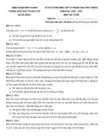 Đề thi vào lớp 10 môn Toán năm 2020 - 2021 quận Bình Thạnh mới nhất | Toán học, Đề thi vào lớp 10 - Ôn Luyện